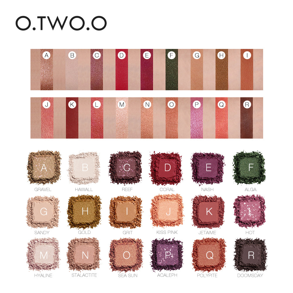 18-Color Pearl Glitter & Matte Eyeshadow Palette
