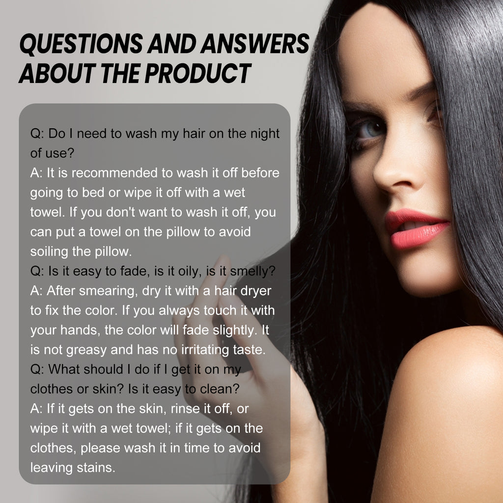 Temporary Plant-Based Hair Color Stick