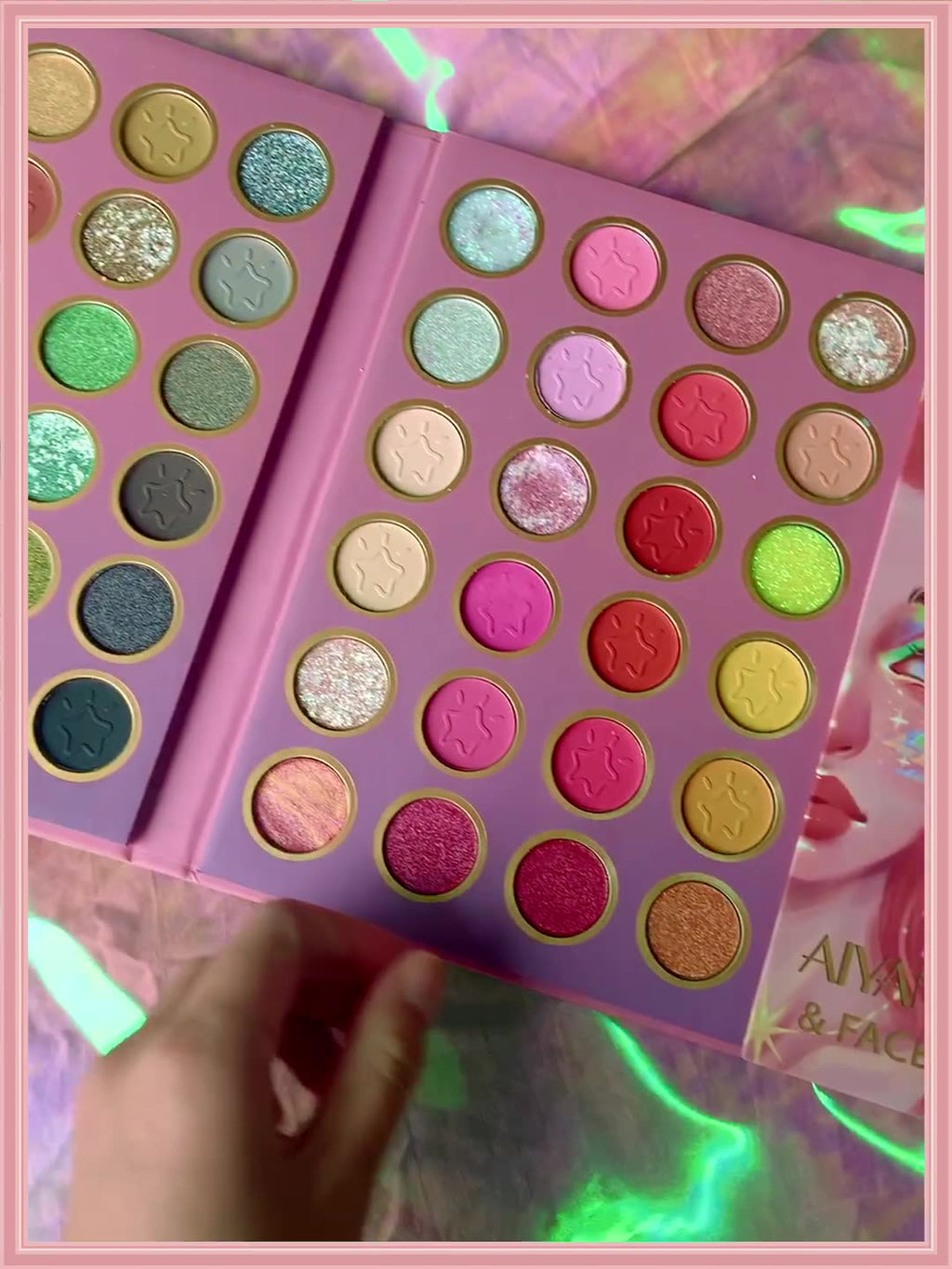 84-Color Eyeshadow, Blush & Highlight Palette