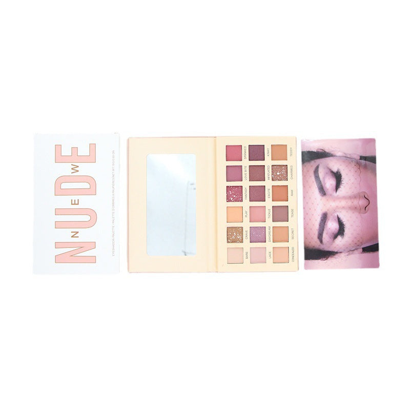 Desert Rose 18-Color Matte Pearl Eyeshadow Palette
