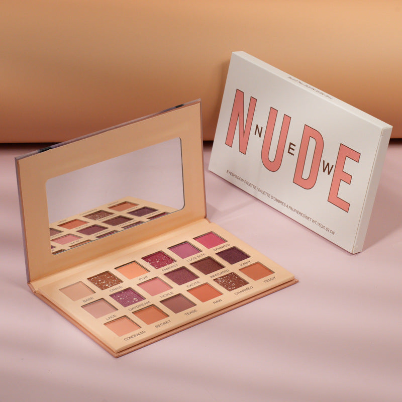 Desert Rose 18-Color Matte Pearl Eyeshadow Palette