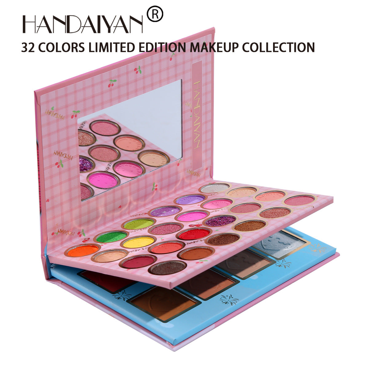 HANDAIYAN 32-Color Eyeshadow, Blush & Highlighter Palette