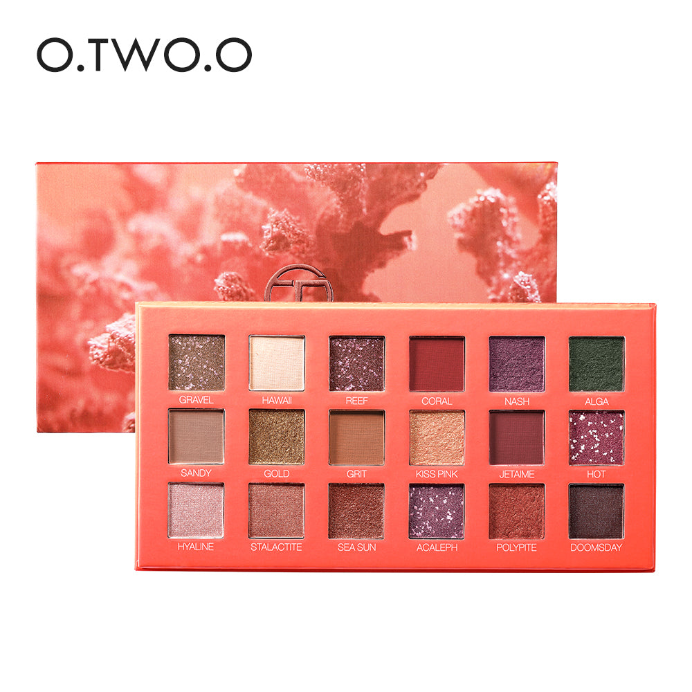 18-Color Pearl Glitter & Matte Eyeshadow Palette