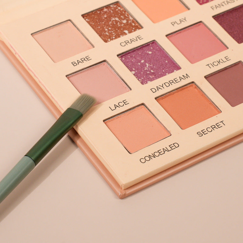 Desert Rose 18-Color Matte Pearl Eyeshadow Palette