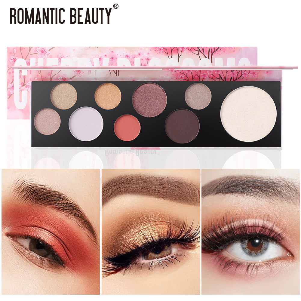 Romantic Beauty 9-Color Eye Shadow Palette