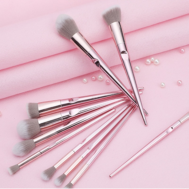 10-Piece Professional Makeup Brush Set