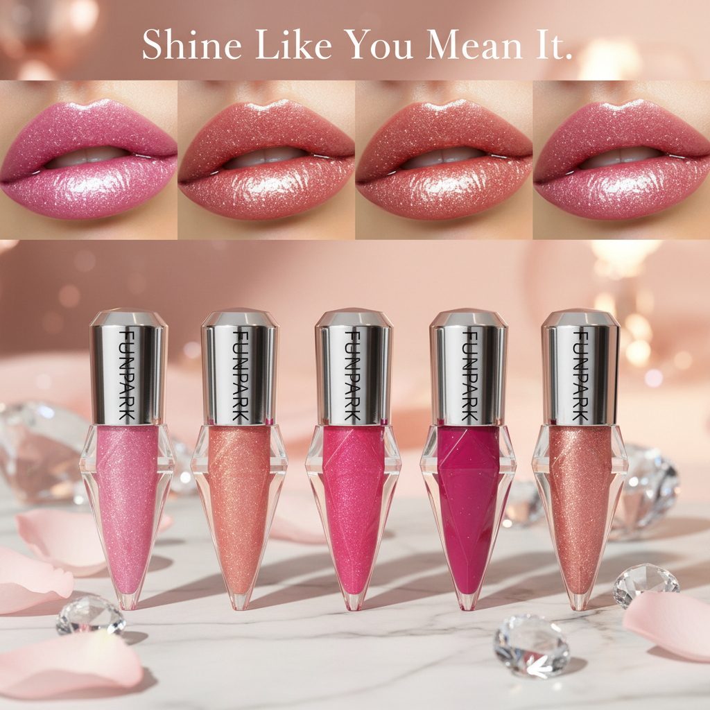 8 Colors Shimmer Lip Gloss - Full Range