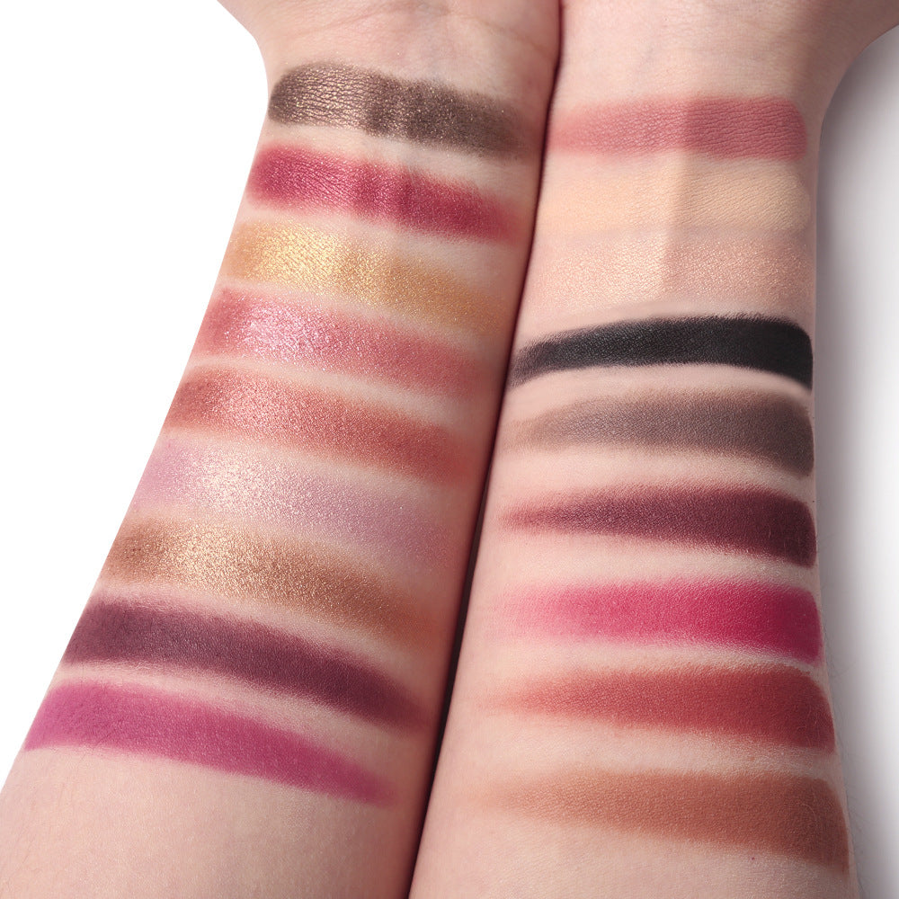 Ucanbe 18-Color Rose Gold Eyeshadow Palette
