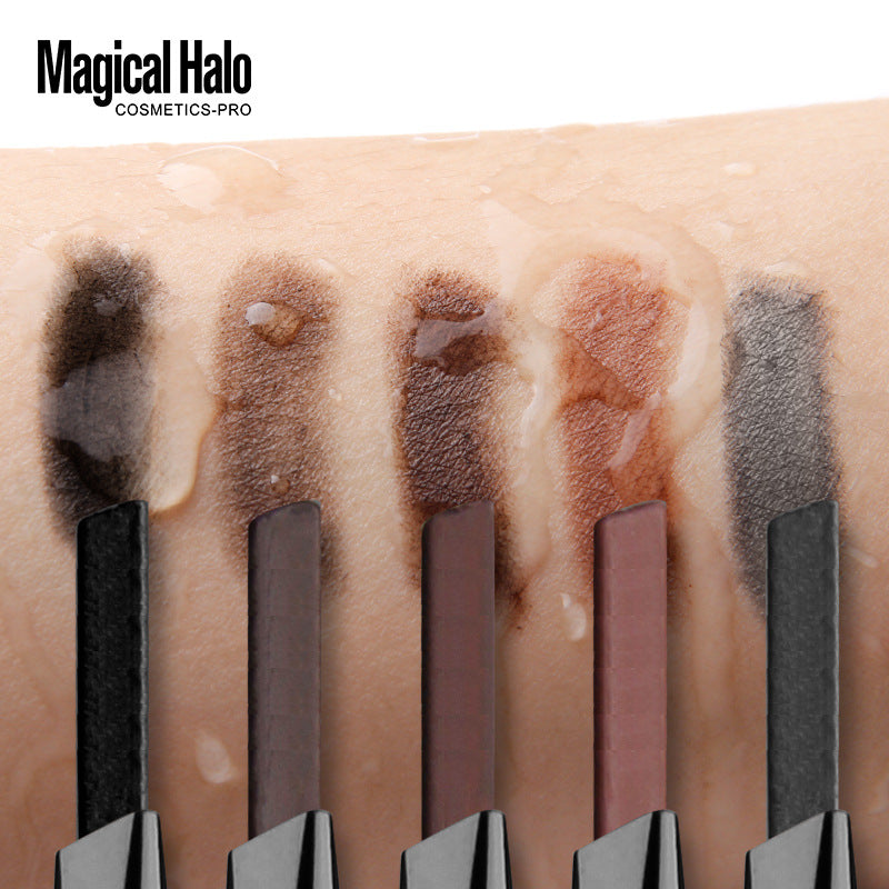 5-Color Rotating Eyebrow Pencil — Waterproof Double-Head