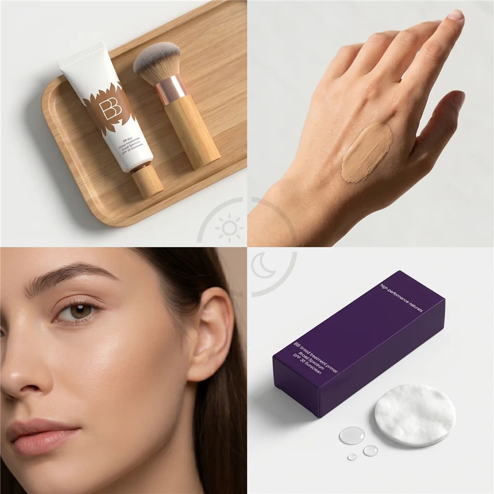 BB Cream & Makeup Primer Set — Long-Lasting, Lightweight Coverage