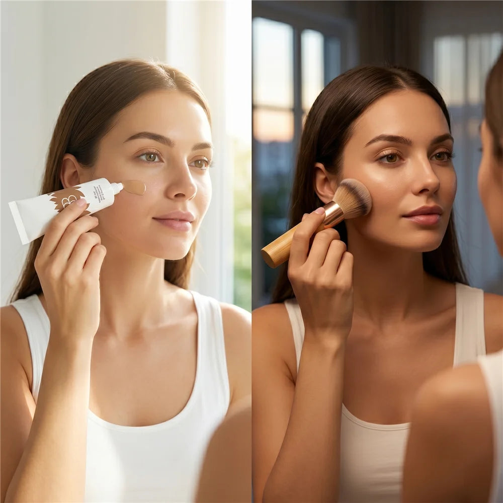 BB Cream & Makeup Primer Set — Long-Lasting, Lightweight Coverage