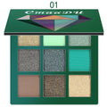 CMAADU 9-Color Diamond Shimmer Eyeshadow Palette