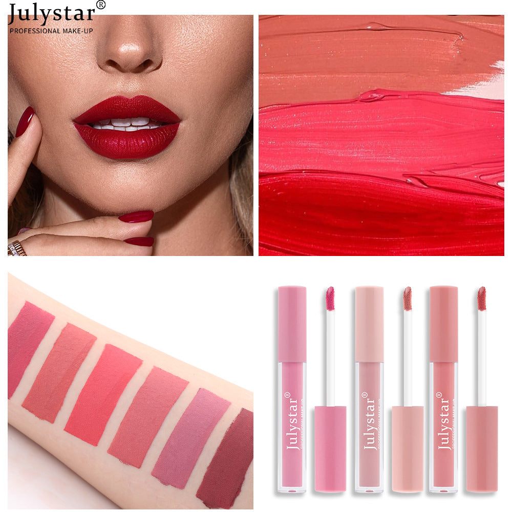 Fog Matte Makeup Free Ice Cream Lip Glaze Velvet Does Not Stick To Lip Mud -