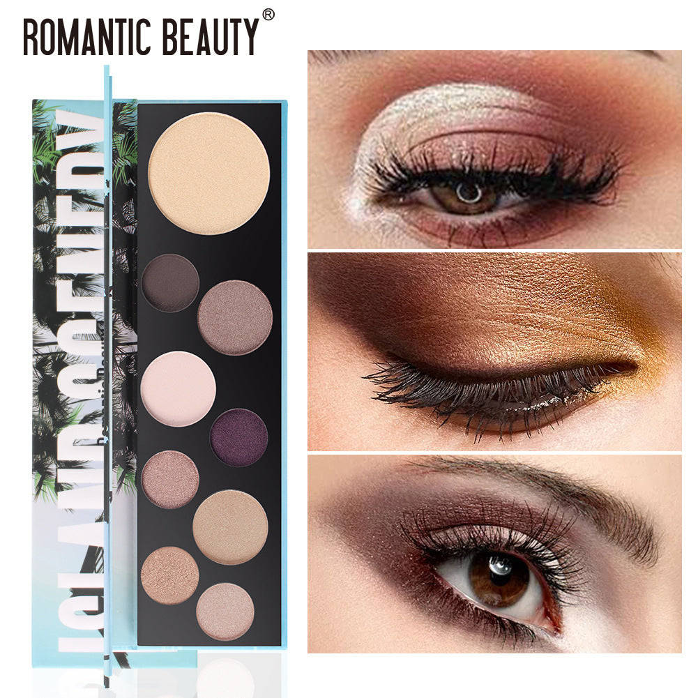 Romantic Beauty 9-Color Eye Shadow Palette
