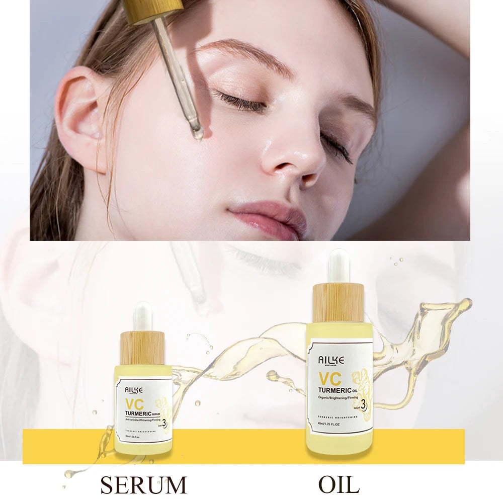 Turmeric & Vitamin C Brightening Skin Care Set | 5-Piece Ritual