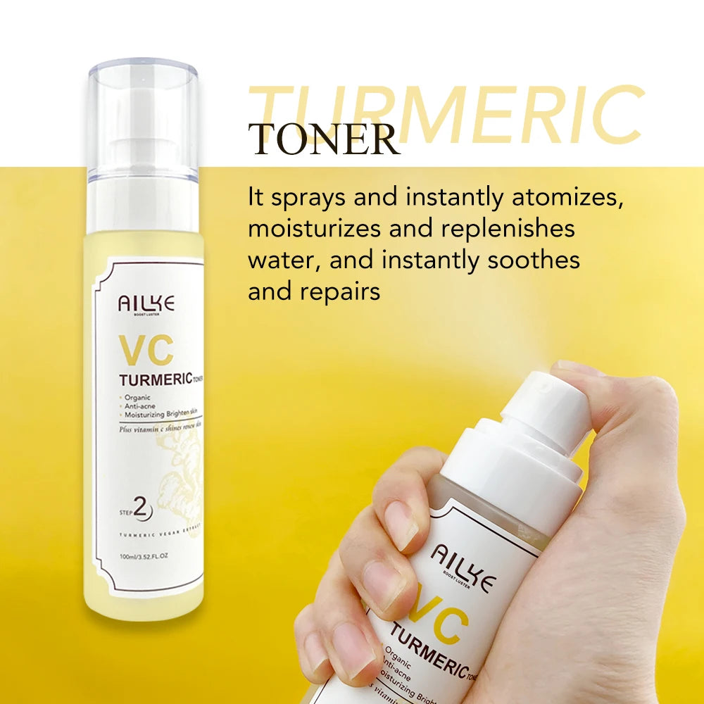 Turmeric & Vitamin C Brightening Skin Care Set | 5-Piece Ritual
