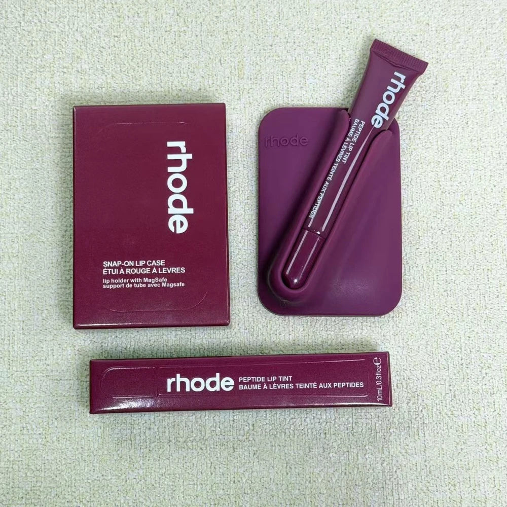 Rhode Magnetic SNAP-ON LIP Case for All Mobile Phones for Magsafe Lip Gloss Holder with Long Lasting Lipstick Lip Gloss