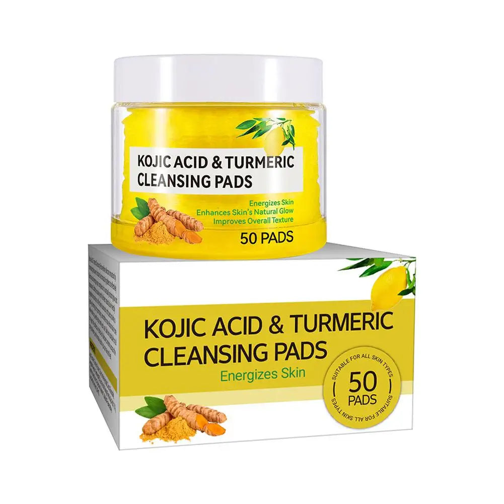 Turmeric Lemon Skincare Set — Soap, Serum, Cream & Cleansing Pads