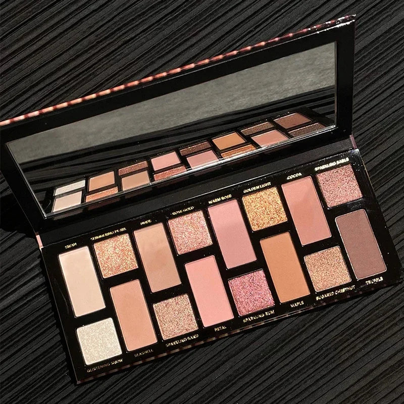 16-Color Glitter & Matte Eyeshadow Palette
