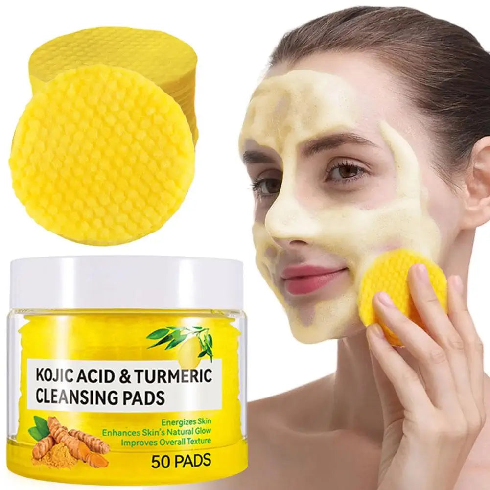 Turmeric Lemon Skincare Set — Soap, Serum, Cream & Cleansing Pads