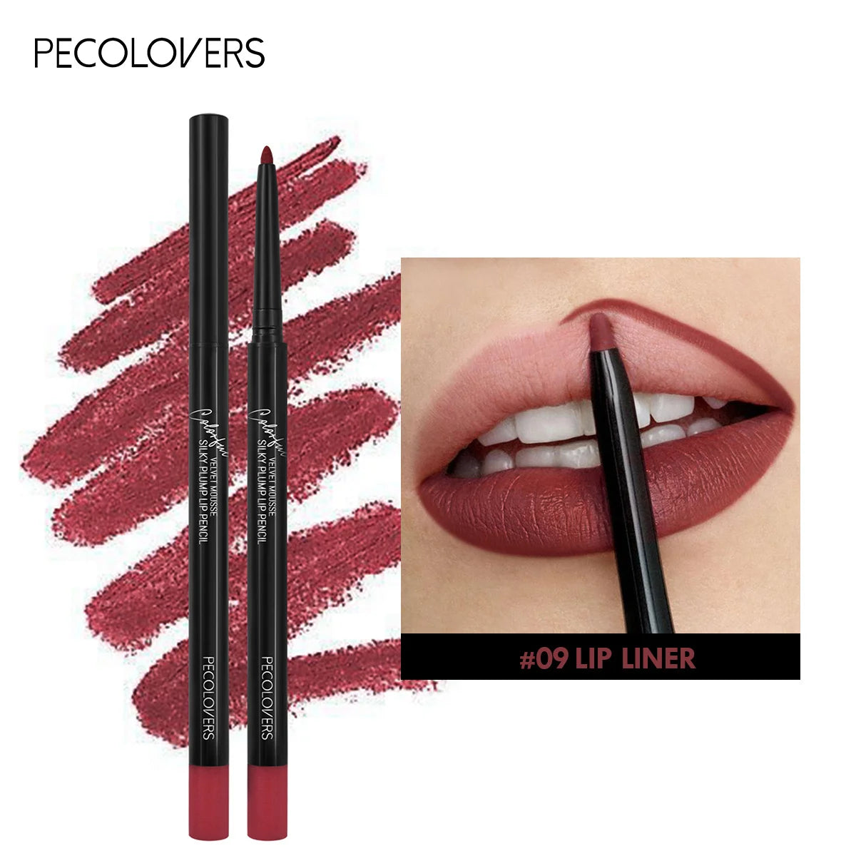 12-Color Matte Lipliner