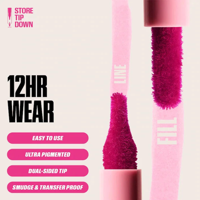 Velvet Brown Lip Liner Pencil Nude Matte Waterproof Non-stick Cup Cherry Red Lip Liner Lip Contour Pen Lipstick Makeup For Woman
