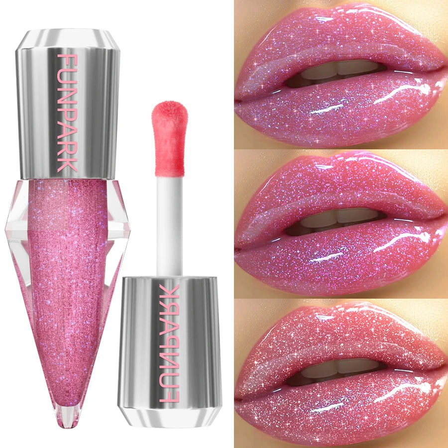 8 Colors Shimmer Lip Gloss Oil