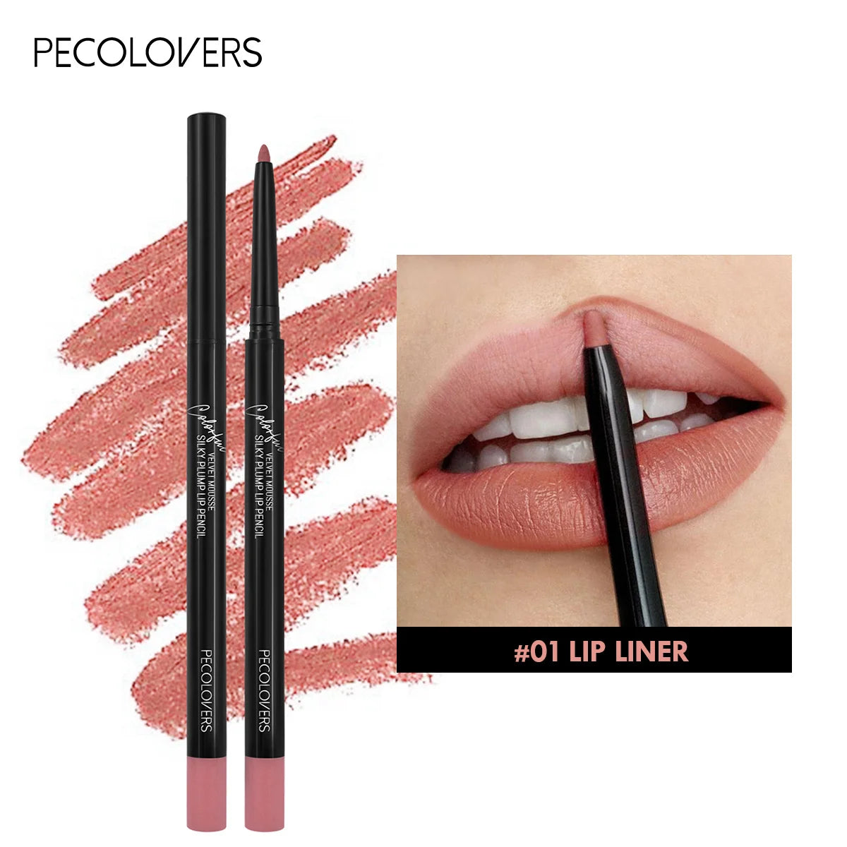 12-Color Matte Lipliner