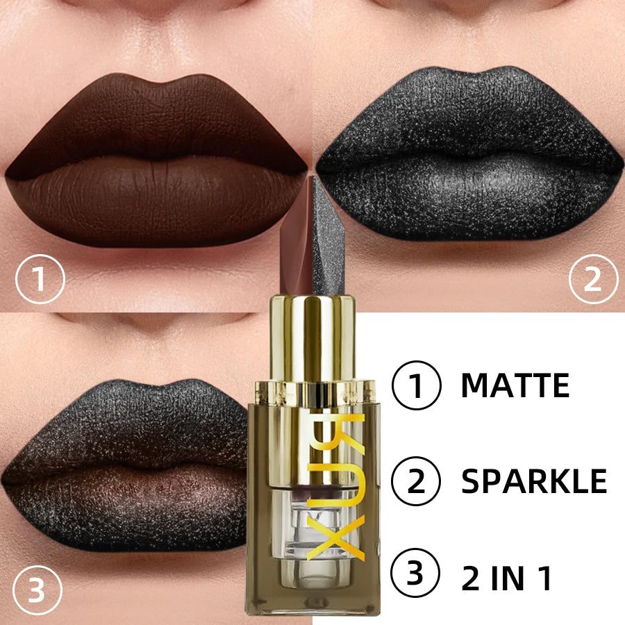 KAFURUX Two-Tone Chocolate Lipstick
