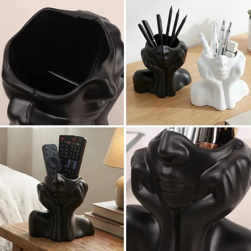 Face Shape Makeup Brush Holder & Organizer