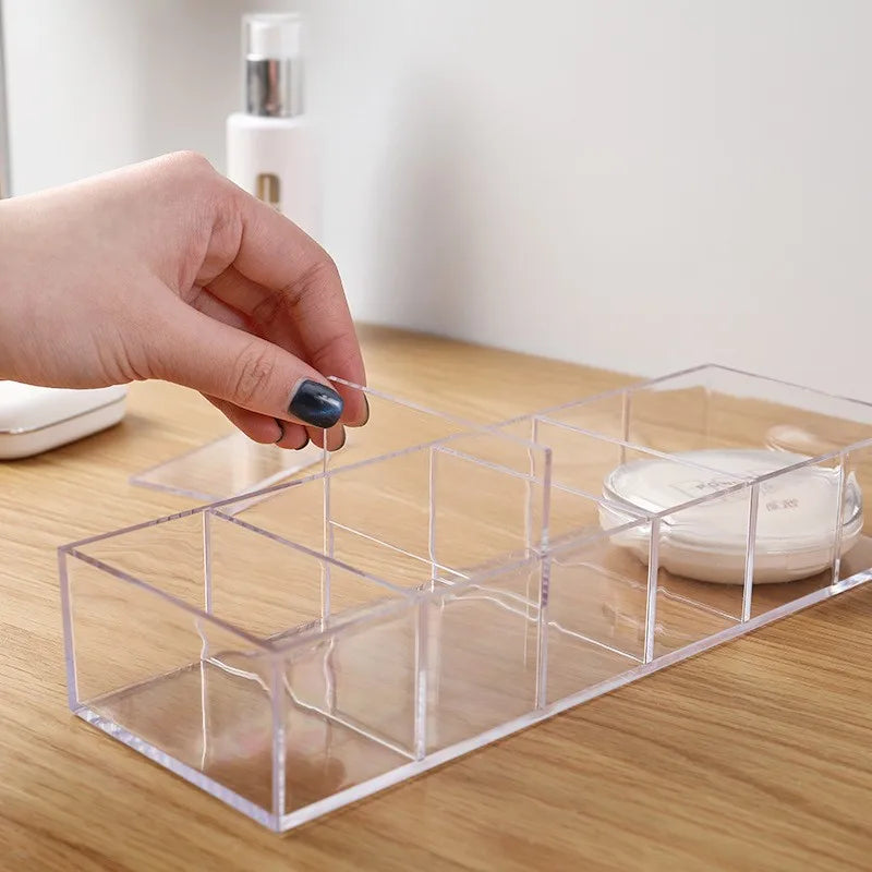 Transparent Acrylic Cosmetics Storage Box Makeup Holder