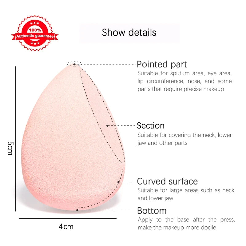 20X Makeup Sponge  Powder Puff Cut Shape