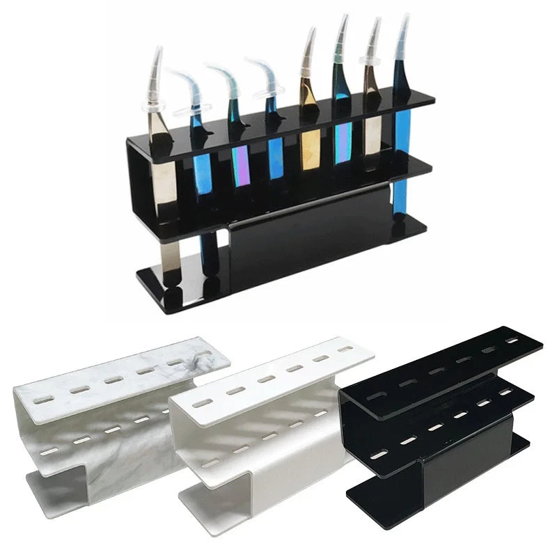 Eyelash Tweezers Storage Holder Stand 6 Holes