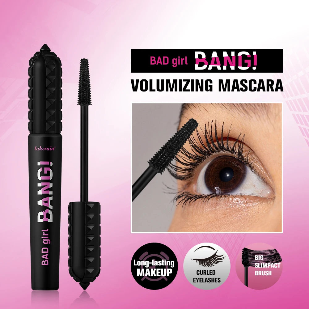 Volumizing Mascara, Long-Lasting, Non-Smudging, Curling, Waterproof, Non-Greasy
