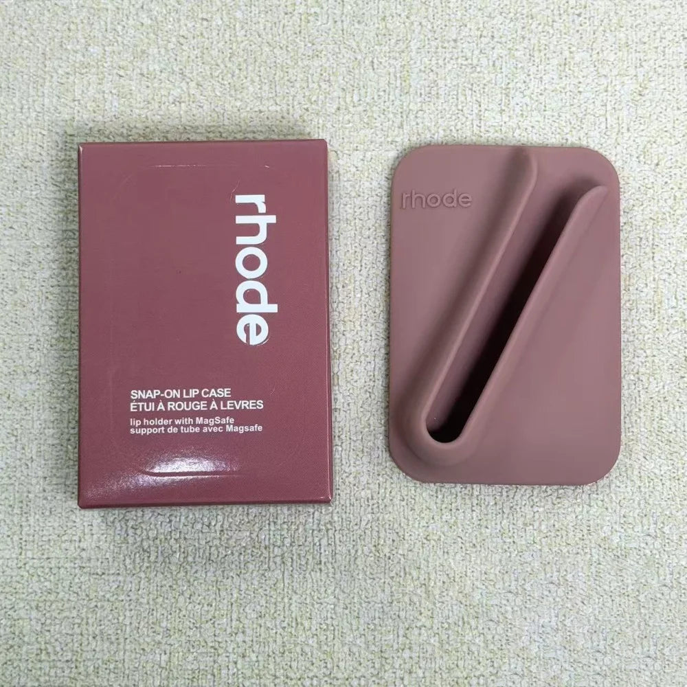 Rhode Magnetic SNAP-ON LIP Case for All Mobile Phones for Magsafe Lip Gloss Holder with Long Lasting Lipstick Lip Gloss