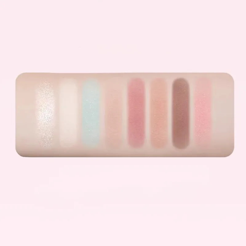 8-Color Eyeshadow Palette | Matte, Shimmer & Metallic