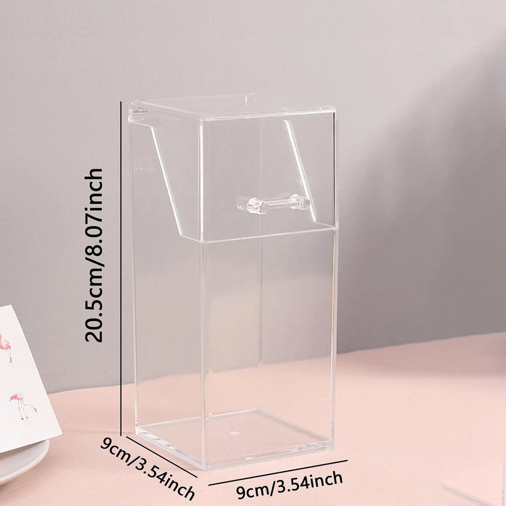 Clear Makeup Brush Organizer & Storage Box