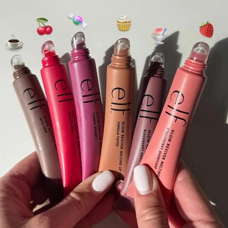 Elf Colorful Lip Gloss Multicolor Portable Lightweight Smooth Glossy Lip Oil