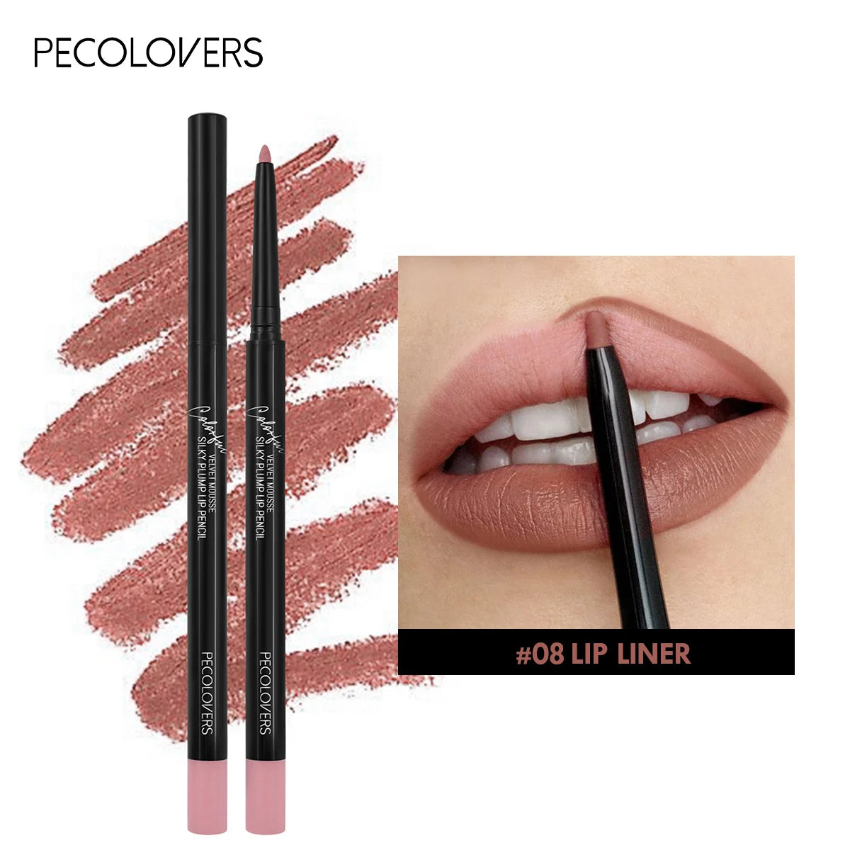 12-Color Matte Lipliner