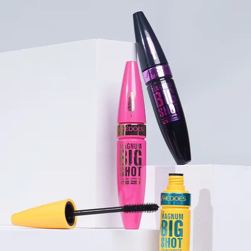 4D Black Mascara - Long-Lasting, Volumizing & Curling for All Skin Types