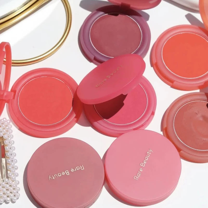 Rare Beauty 7 Colors Matte Blurred Bouncy Cushiony Cream-to-powder Blush Moisturizer Natural Makeup Happy Hope Worth Thriving