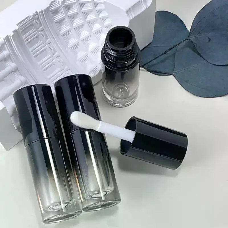 1/5 Pcs Empty Lip Gloss Tubes Round 6ml Lip Tubes With Thumb Brush Container Bottles Container Tube Used For Filling Lip Glaze \\
.
-