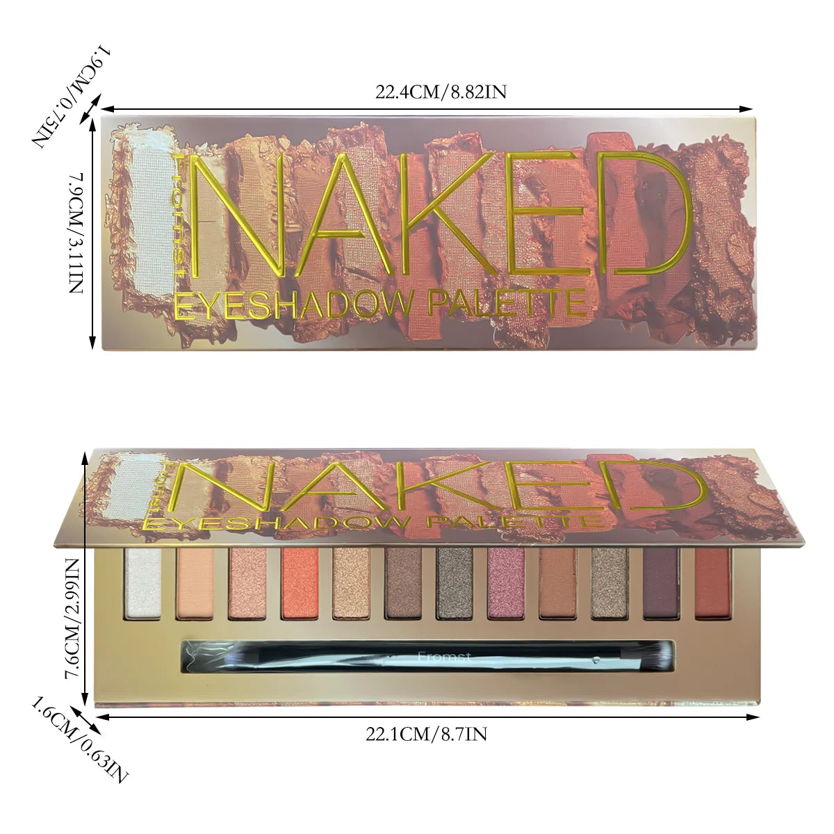 12 Color Eyeshadow Palette by Naked