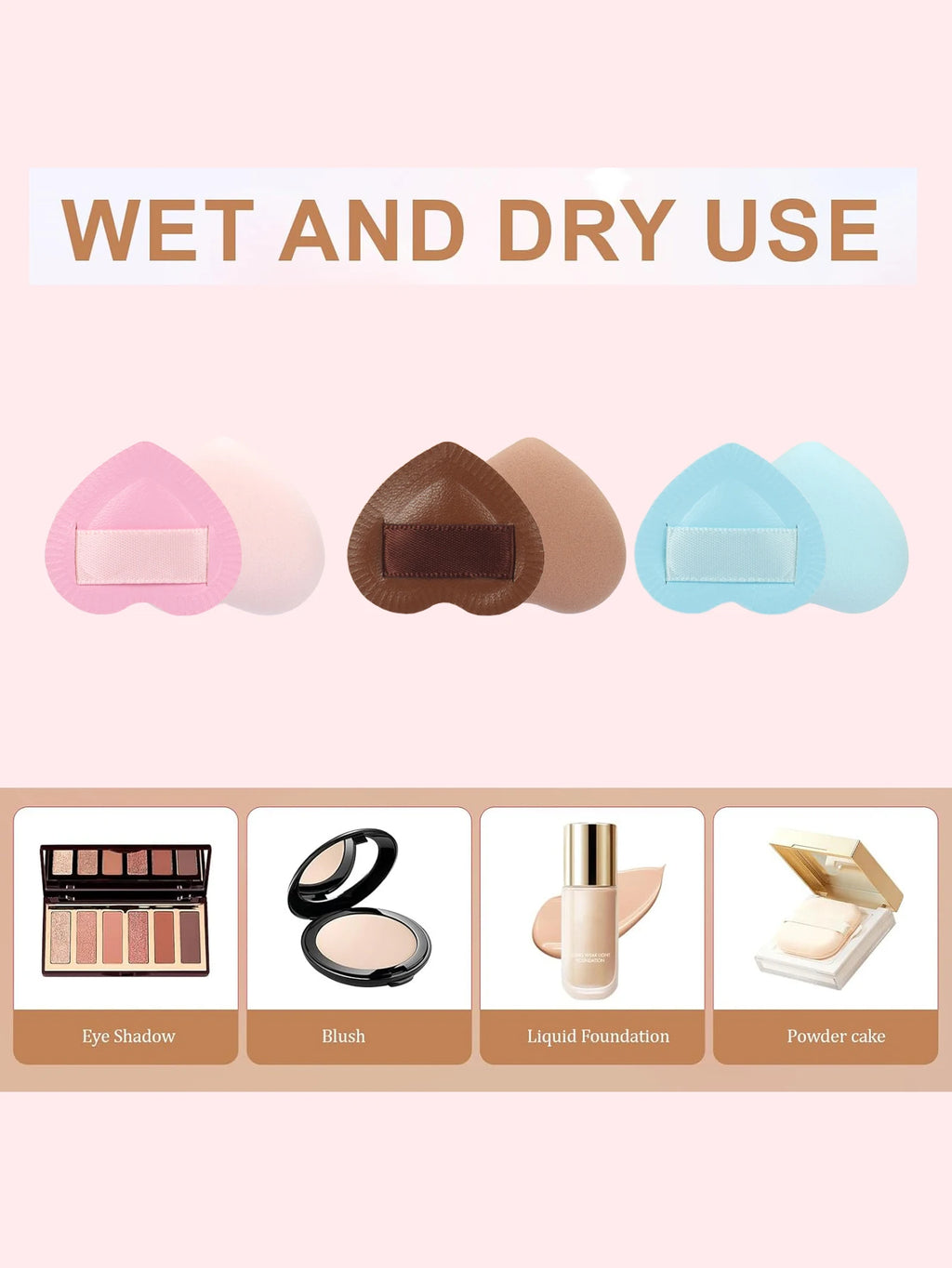 Super Soft Makeup Puffs – 5, 10 or 20 Pack