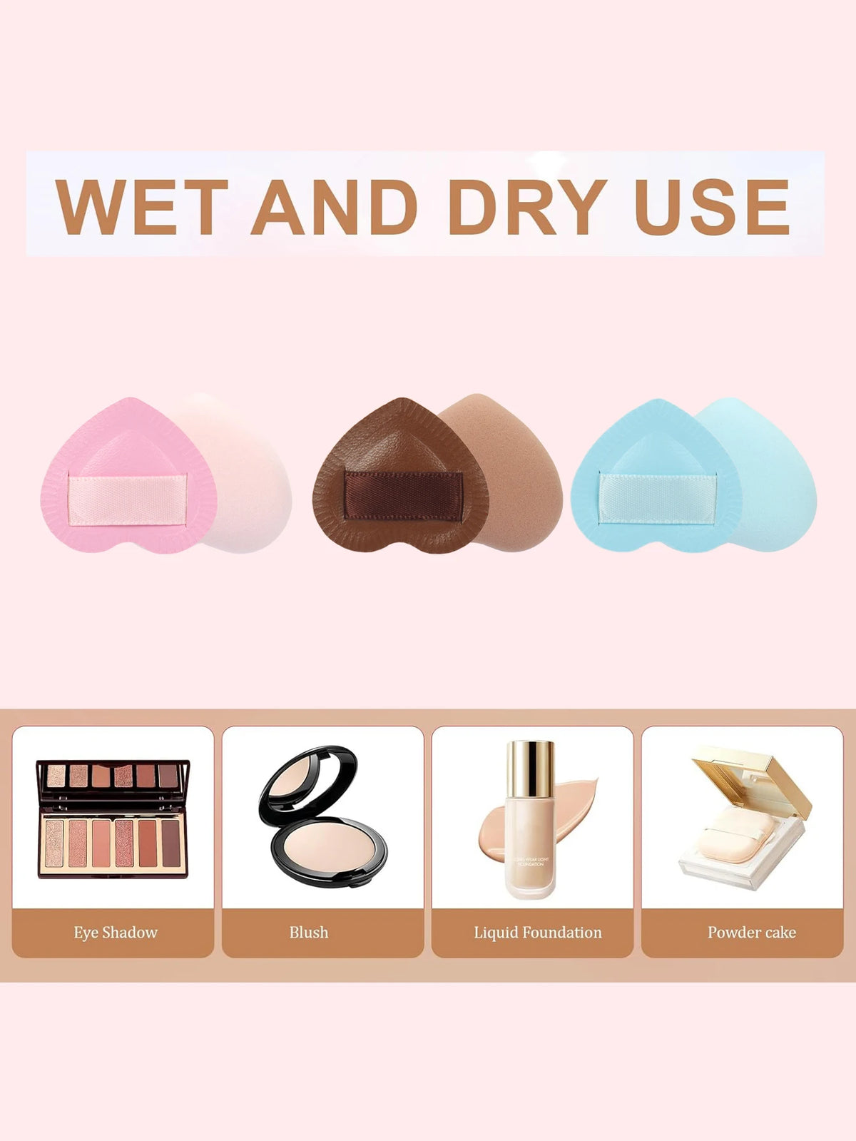 Super Soft Makeup Puffs – 5, 10 or 20 Pack