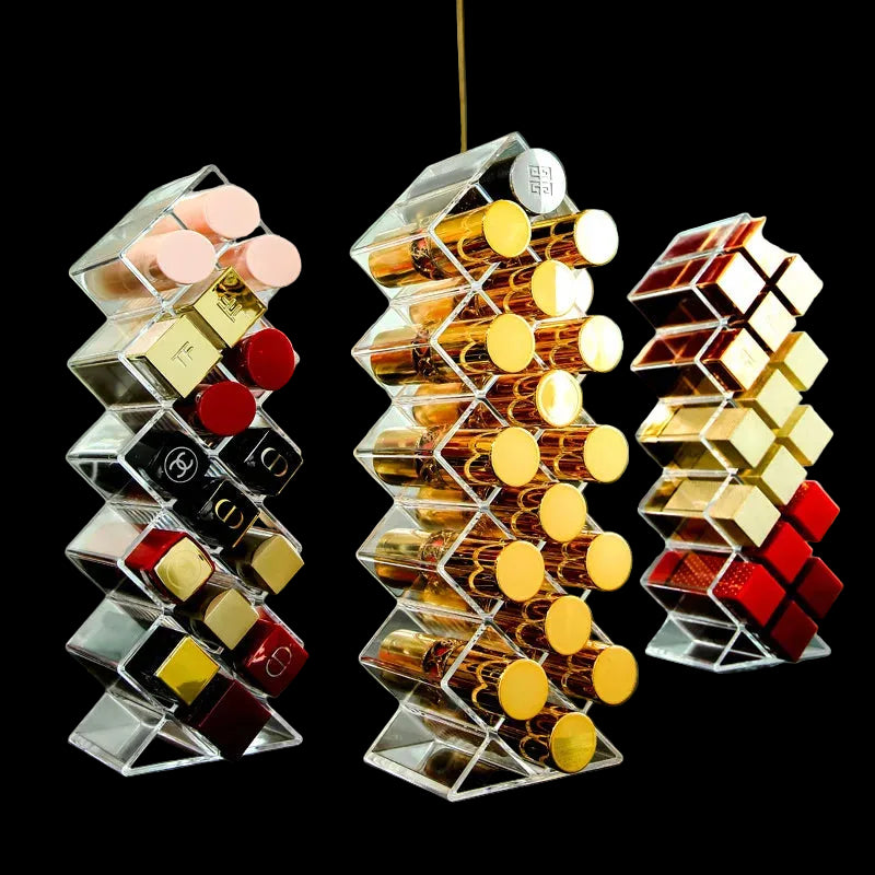 Acrylic Lipstick & Makeup Organizer | 16-Grid Storage Case