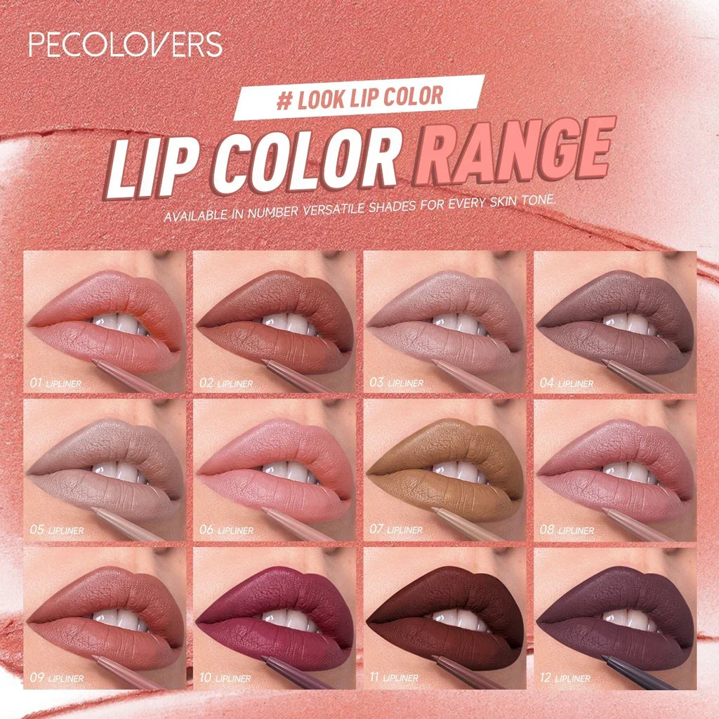 Matte Lip Liner Pen — Waterproof & Long-Lasting