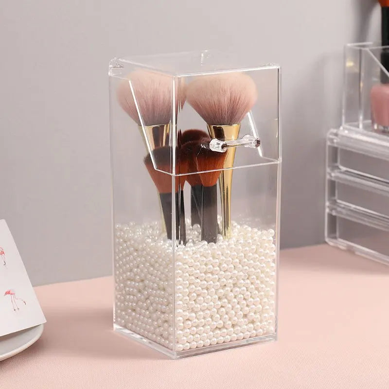 Dustproof Makeup Brush Organizer | Four-Sided Storage Holder