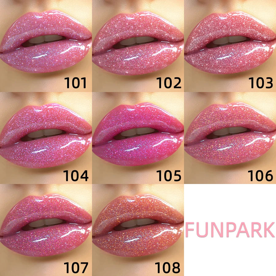 8 Colors Shimmer Lip Gloss Oil