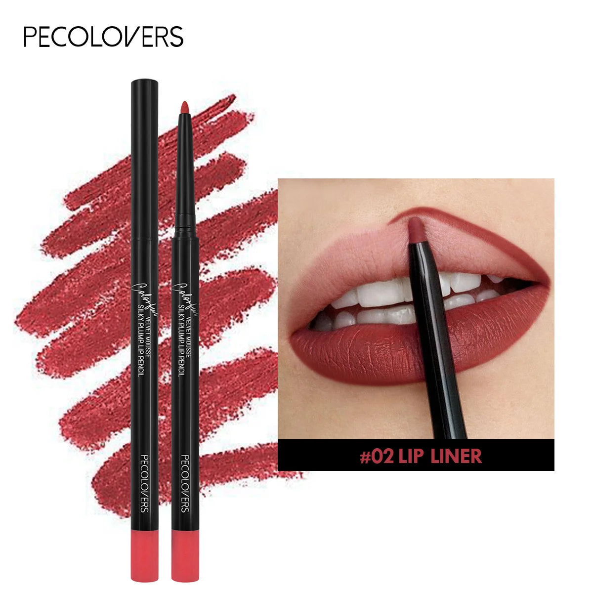 12-Color Matte Lipliner